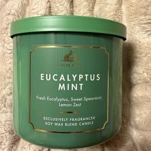 White Barn Eucalyptus Mint Candle - Refreshing Green